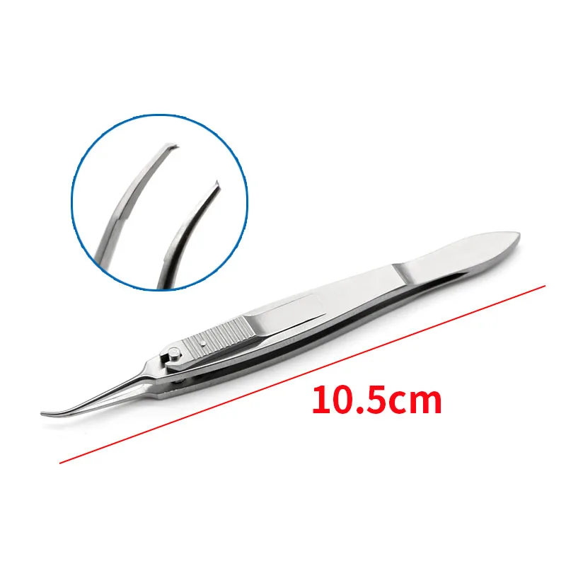 SKU-2-不锈钢斜视镊-左式