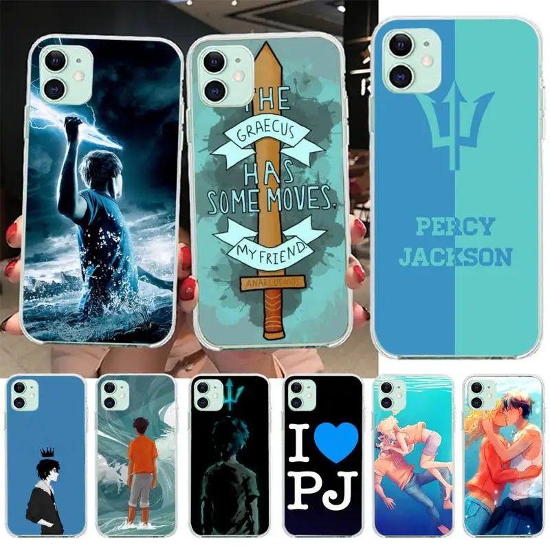 Percy jackson Cartoon movie Phone Case for iphone 12 13 Mini SE 2020 5S 6 6S Plus 7 8 X XR XS 11 Pro Max Fundas Coque cover | Мобильные