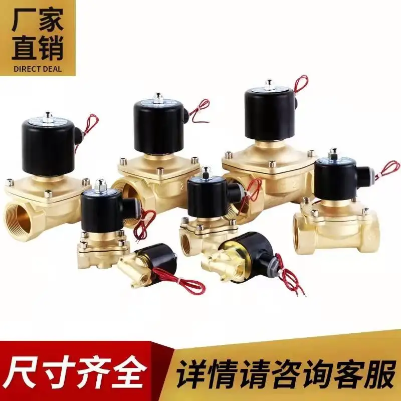 

Electric Solenoid Valve 1/4" 3/8" 1/2" 3/4" 1" DN8/10/15/20/25/50 Normally Closed Pneumatic for Water Oil Air 12V 24V 220V 110V