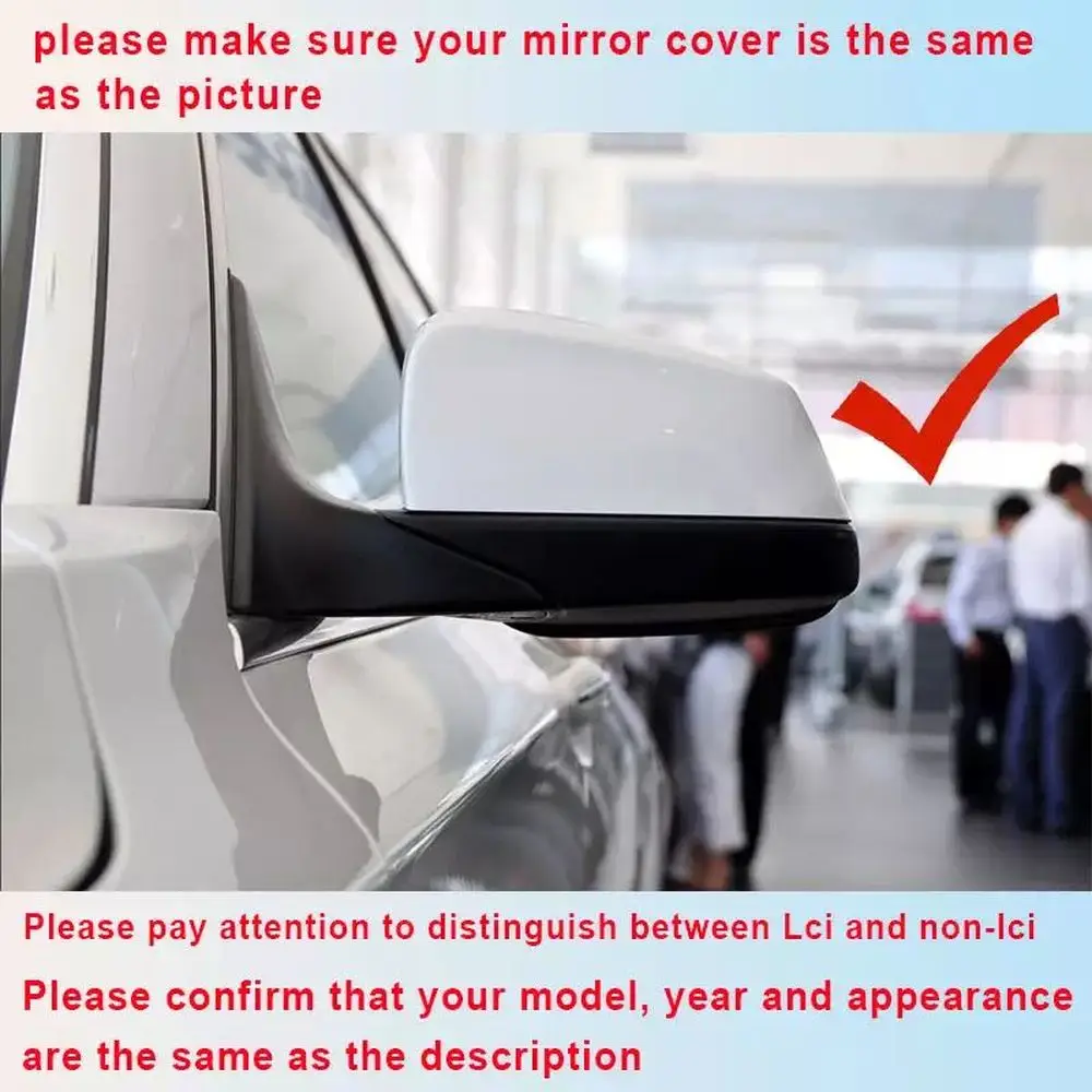 Для BMW E60 E61 F07 F10 F11 E63 E64 F06 F12 F13 F01 F02 F03 F04 Крышка для зеркала из углеродного волокна
