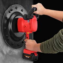 Machine à lisser et polir les murs, électrique, 1700W, pour le ciment au mortier, outil de lissage de mastic, réglable