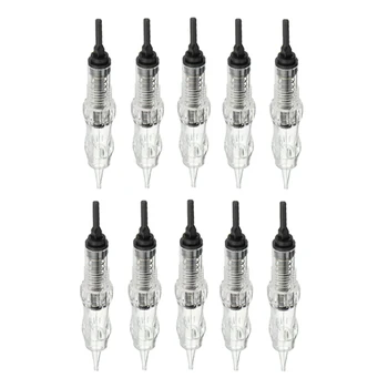 

10PCS Tattoo Needle Gun Disposable Permanent Makeup Cartridge Needles For Tattoo Rotary Machine Pen Machine Kit Eyebrow Needle