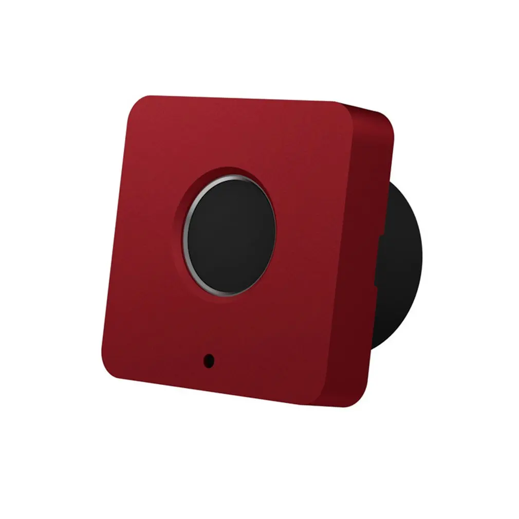 square type red Полупроводниковый замок для ящика без ключа с отпечатком пальца, комбинированный замок с отпечатком пальца, панель из алюминиевого сплава - Цвет: square type red