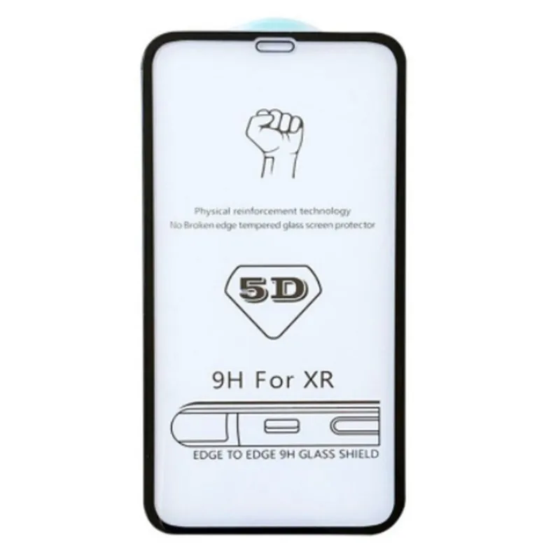 Защитное стекло 5D для iPhone 6S 7 8 Plus X закаленное полное покрытие 25 шт./лот | Мобильные