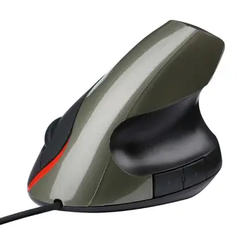 

Wired Vertical Mouse Ergonomic Computer Gaming Mice 1200 DPI Wrist Rest Protection Mice
