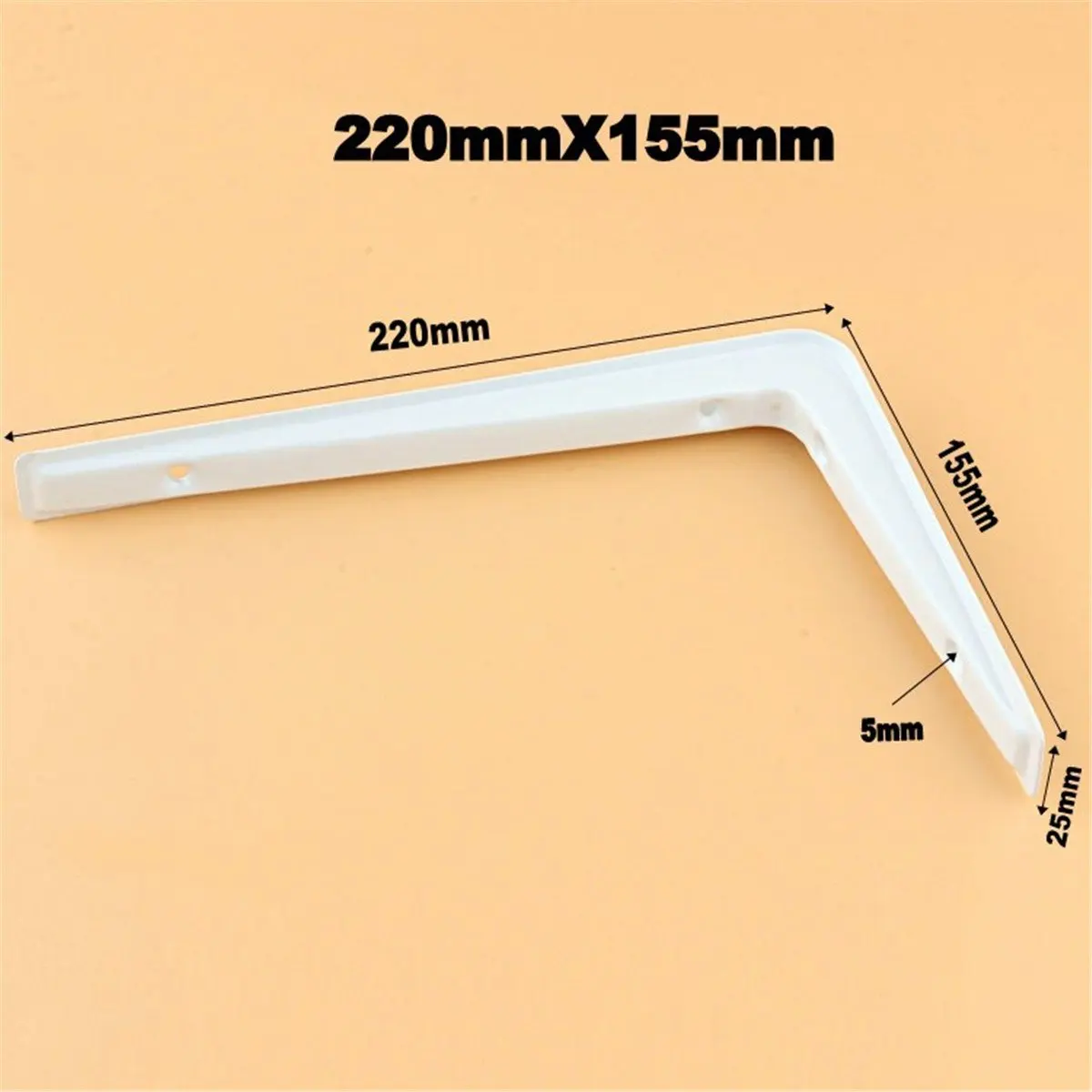 220x155mm 2 шт. набор железная металлическая настенная полка кронштейны книги полка для хранения различных вещей держатель Поддержка настенные полки домашний кухонный Органайзер - Цвет: 220x155mm