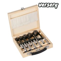 Juego de brocas Forstner HCS para carpintería, Kit de brocas de 15/20/25/30/35mm, enchufe para carpintería, fabricante de corcho, envío gratis, 10 unids/set