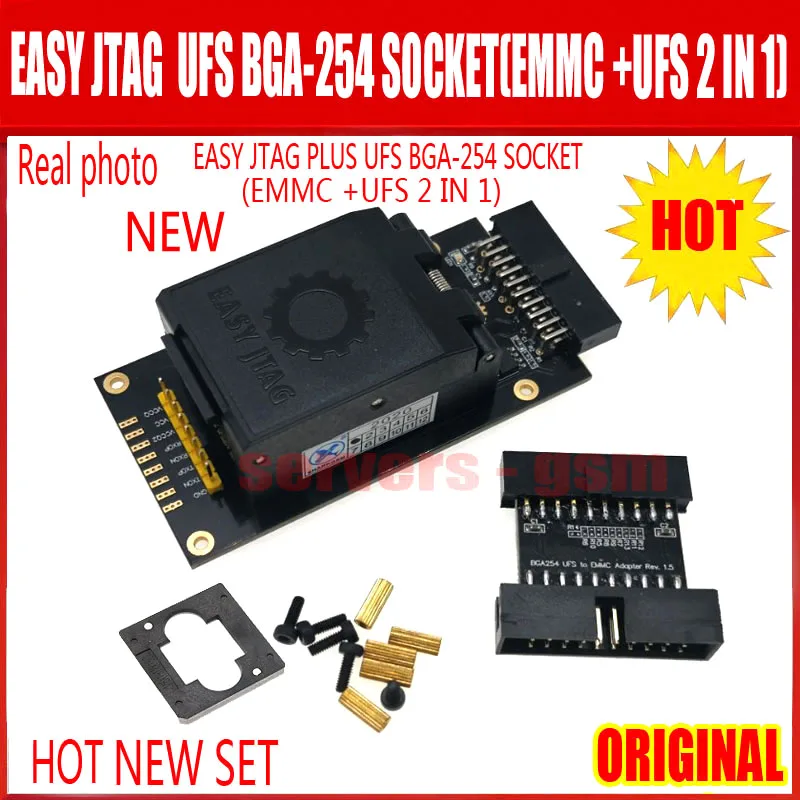 UFS Plus-Box Easy Jtag -Adapter Bga-254-Socket/emmc for Work 2-In-1 Newest Newest