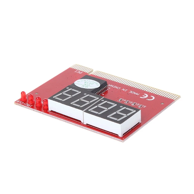 New Computer PCI POST Card Motherboard LED 4-Digit Diagnostic Test PC Analyzer Au23 21 Dropshipping cable toner probe