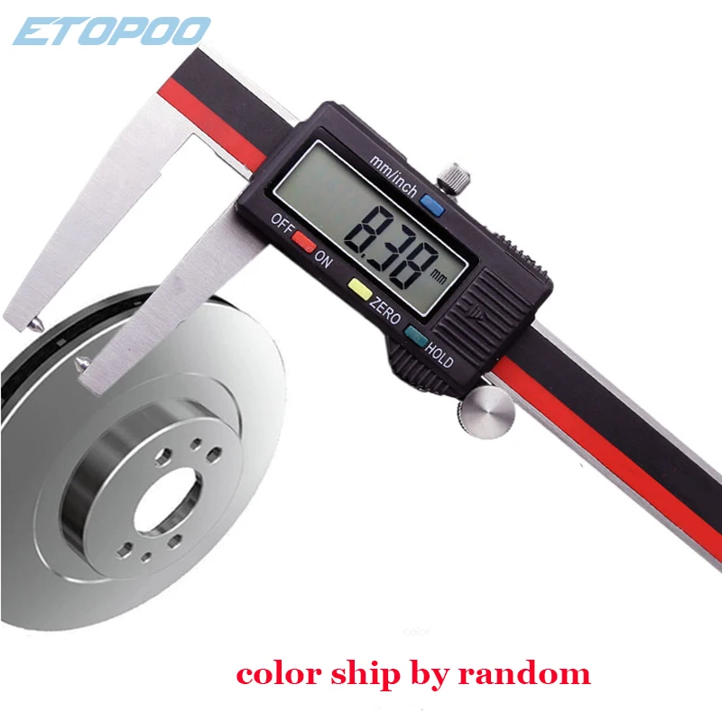 0100mm Stainless Steel Digital Brake Disc Vernier Caliper Electronic
