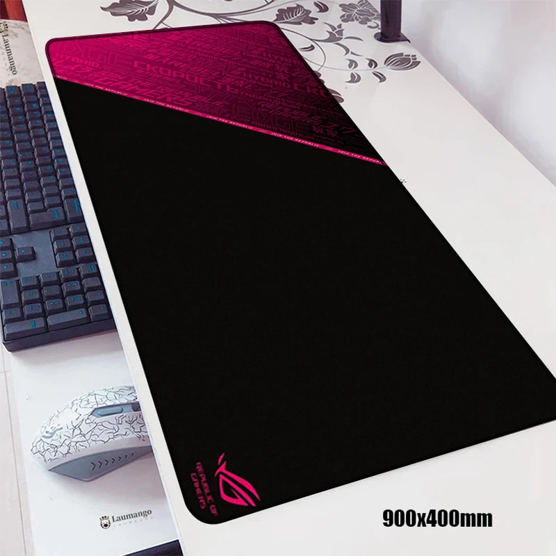 Rog Asus 900x400 Xxl Rubber Small Pc Mousepad Gamer Gaming Mouse Pad Accessories Desk Keyboard Mat Computer Laptop Cute Mausepad Mouse Pads Aliexpress