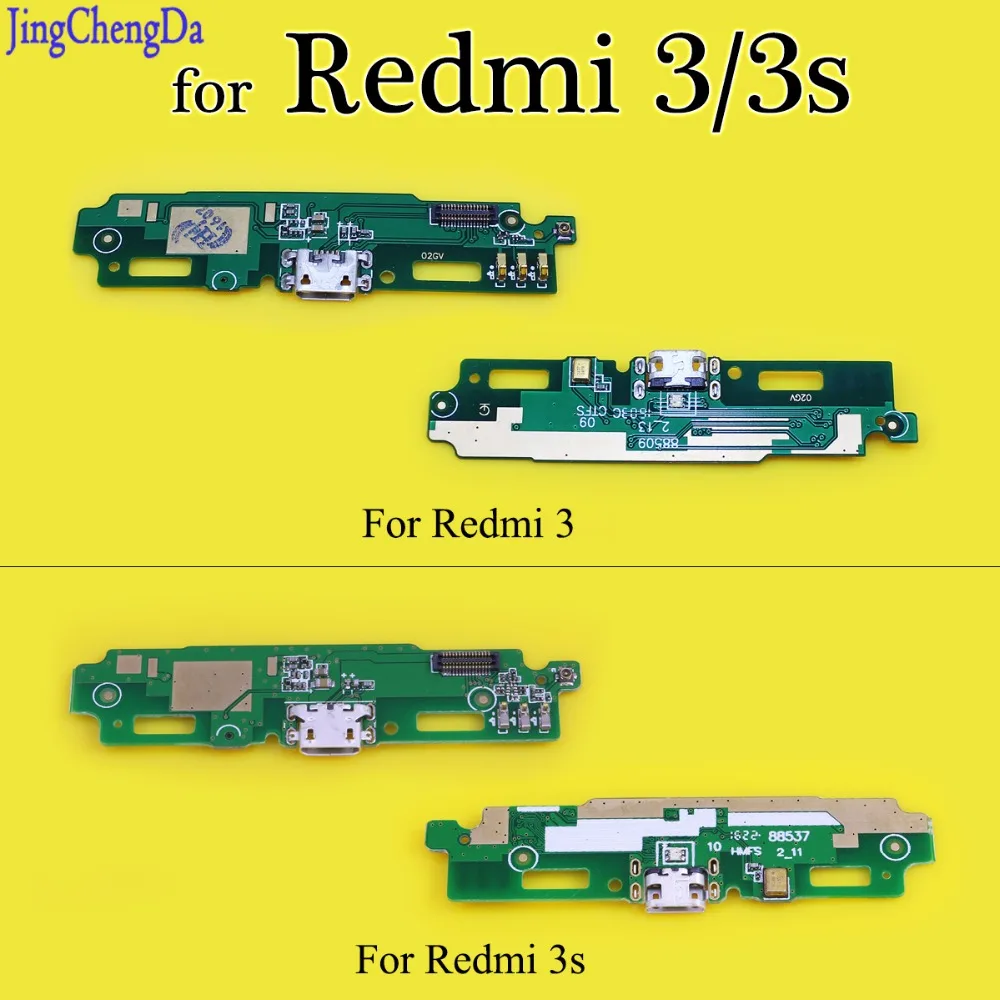 USB-плата JCD для Xiaomi Redmi 3 3S док-разъем Micro Usb разъем зарядная плата и микрофонный
