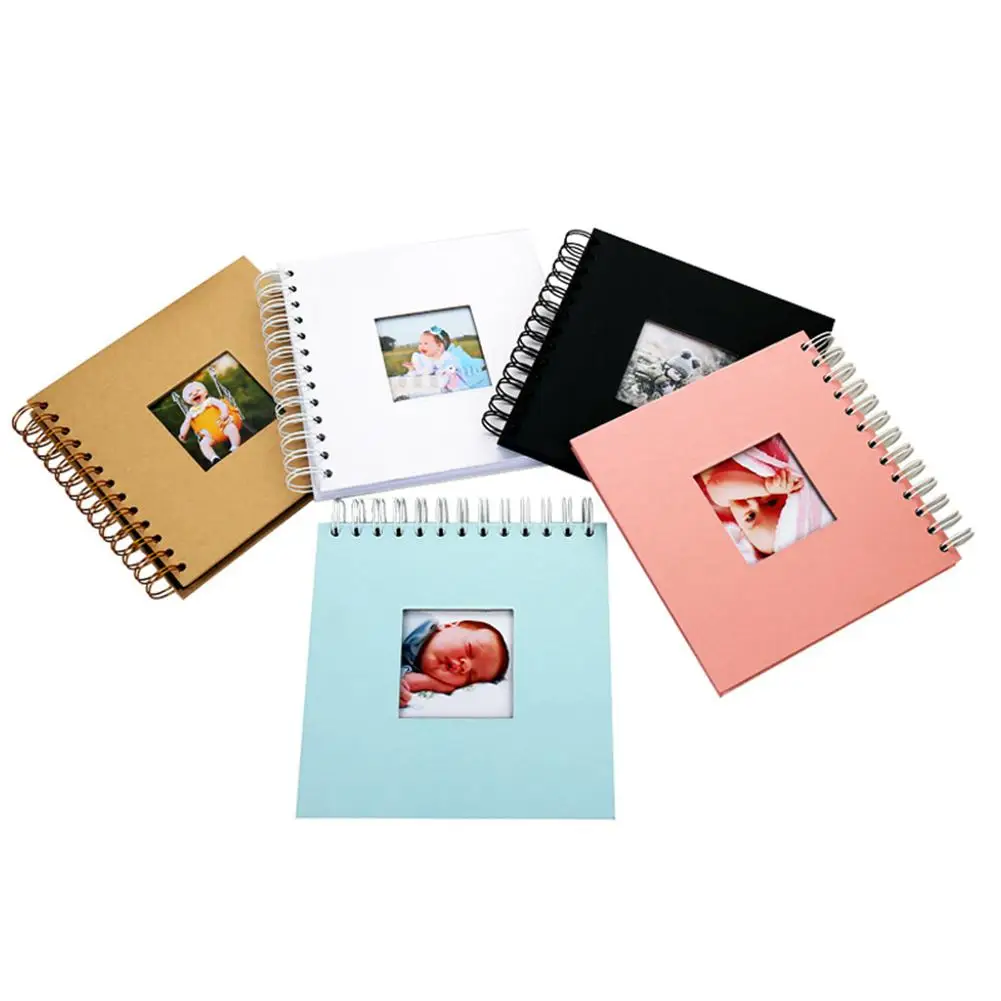 

GloryStar Special Paper Simple Baby Growth DIY Album Portable Memory Book