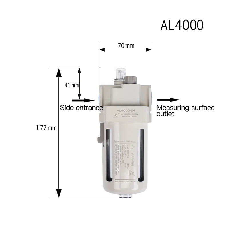 

1pcs SMC series Multi-standard AL2000 3000 4000 5000 oil mist separator air source processor