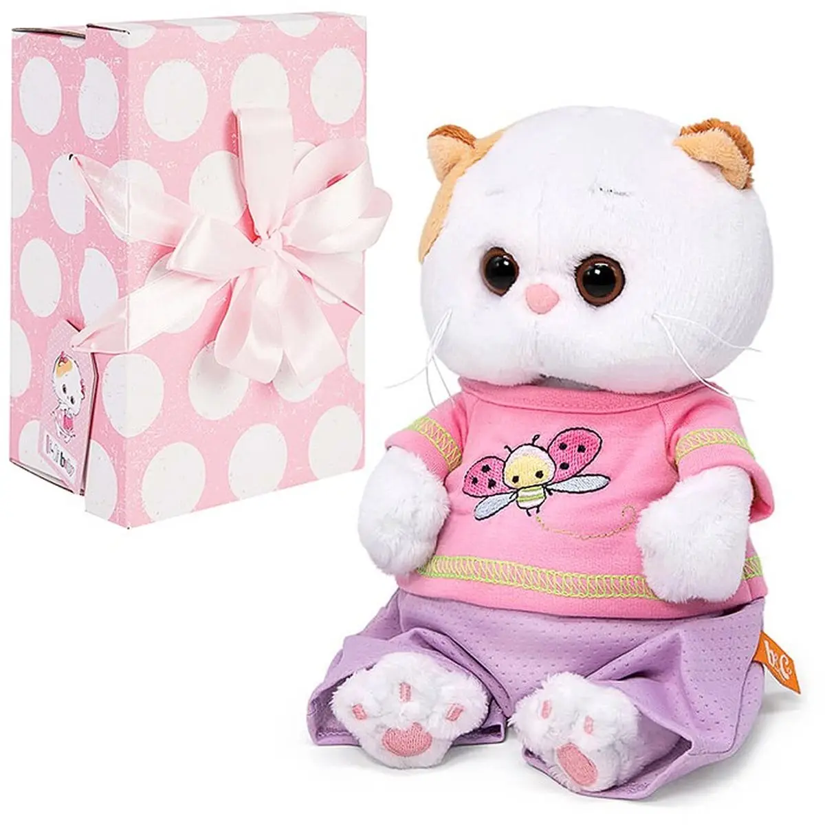 Кошка Ли-Ли BABY в футболке с божьей коровкой | Игрушки и хобби