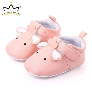 

PU Cartoon Animals Baby Shoes Soft Bottom Non-Slip Baby Girl Boy Shoes Newborn First Walkers Infant Toddler Shoes