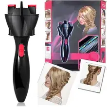Máquina de trenzado de pelo automático, dispositivo para tejer Cabello negro, de Peinado Herramienta, 1 Uds.