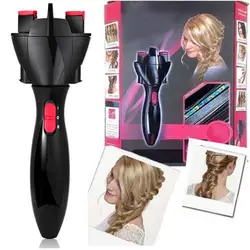 1pcs Black Automatic Hair Braider Twist Braider Knitting Device Fashionable Hair Braiding Machine Cabello Hair Styling Tool