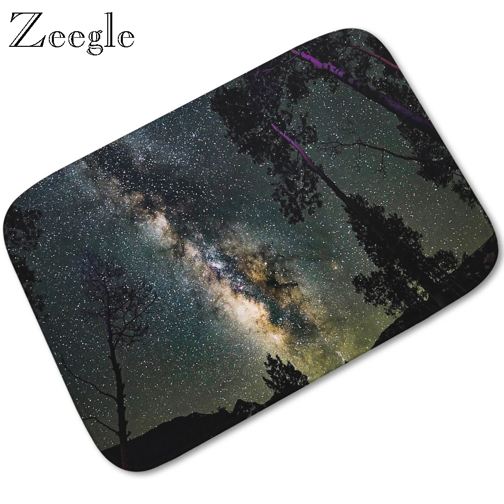 Zeegle Doormat Home Entrance Mats Anti-slip Floor Carpets Living Room Bedroom Bedside Mats Kitchen Area Rug