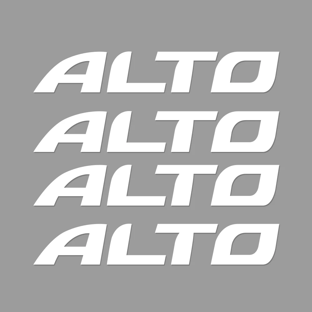 For Alto 4 шт. автомобильные светоотражающие наклейки на стеклоочиститель для Suzuki Swift SX4 Jimny Ignis Alto Samurai Baleno Grand Vitara аксессуары - Название цвета: For Alto