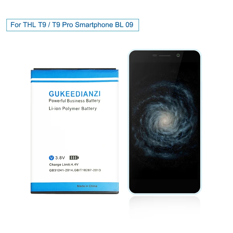 GUKEEDIANZI телефон батарея 3000 мАч BL-09 для THL T9/T9 Pro смартфон перезаряжаемые батареи