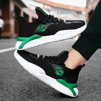 

Men Sneakers New Breathable Lace Up Men Mesh Shoes Fashion Casual No-slip Men Vulcanize Shoes Fashion Sneakers Lightweight