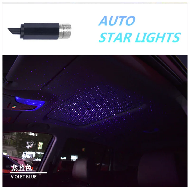 LED Car Roof Star Night Light Projector Atmosphere Galaxy For Citroen C4 Picasso Berlingo Xsara C5 C3 Saxo C2 C1 C4L DS3 | Автомобили и
