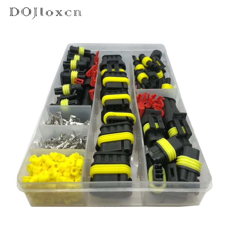 8 Waterproof Electrical Wire Connector Plug Cable Superseal Amp/Tyco 2 Pin 12V - Foto 2