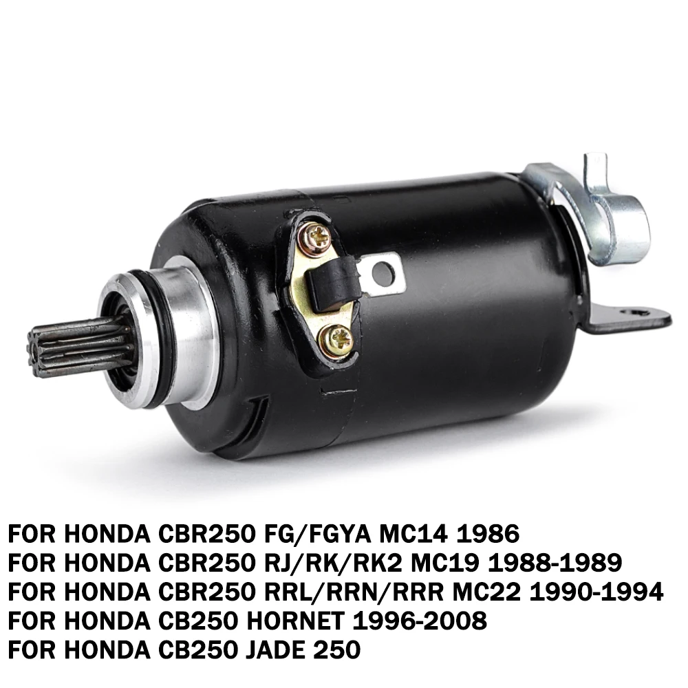 CB CBR 250 Motorcycle Starter Motor For Honda CBR250 FG FGYA MC14 RJ RK RK2 MC19 CBR250 RRL RRN RRR MC22 CB250 Hornet JADE 250
