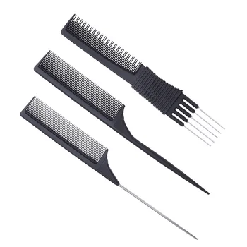 

6pcs Anti-static Combs Hair Cutting Comb Hair Shearing Comb Haircut Supplies Accessories for Men Women (2pcs Five Tail Combs + 4