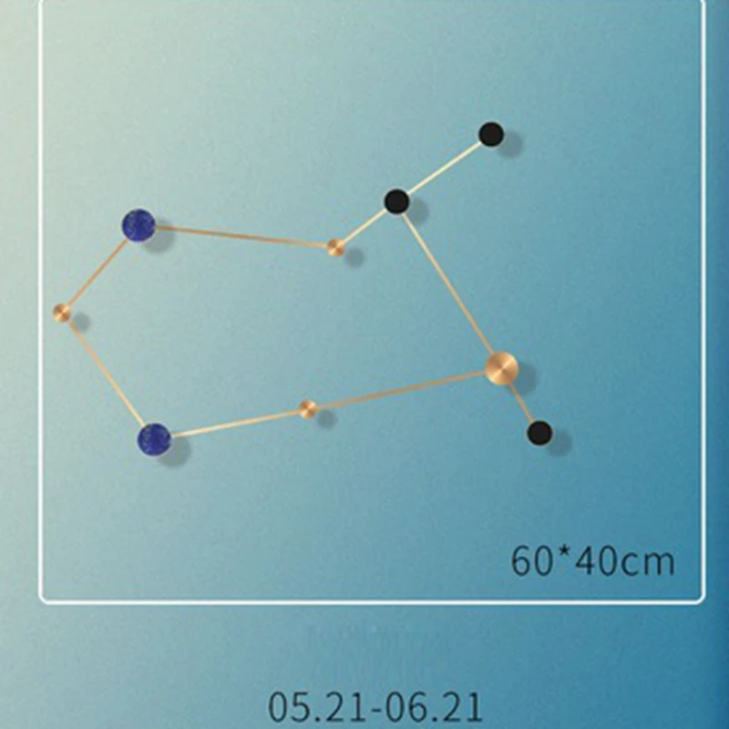 Скандинавский креативный Созвездие дверь за стеной декоративный крючок для гостиной крыльцо уникальная латунная стена для вешания пальто Шарфы ключи