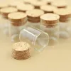 24 pcs/lot 12ml 24*30*35mm Small Glass Bottle Cork Stopper Spice Bottles Container Sealed Glass jar Vial Bottle Stopper 1