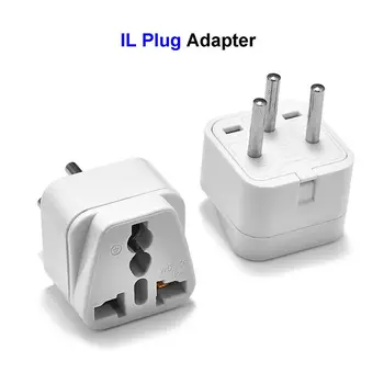 

5pcs IL EG Power Plug In Adaptor EU US UK To Israel Travel Plug Adapter Converter AC Electrical Plug Changer Outlet Socket