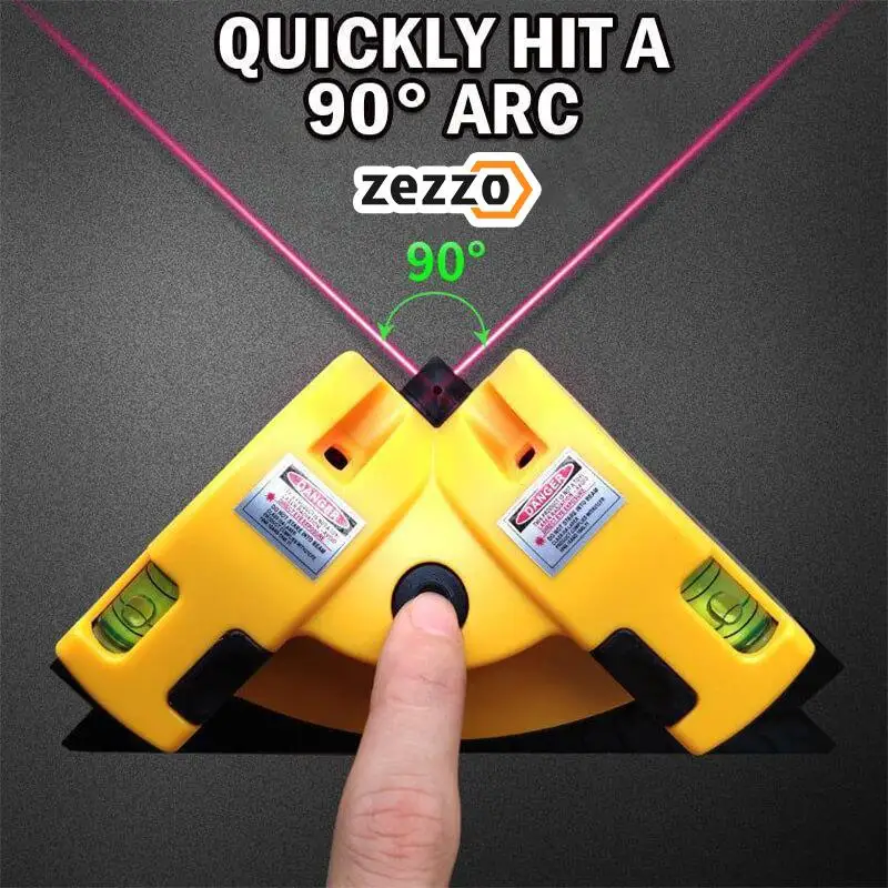 Правоуголный линии лазеров инструмент с 2 присоски Высокоточный