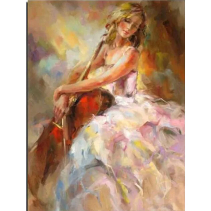 5D Diamond Embroidery Fantasy Beautiful Woman DIY Painting Cross Stitch Needlework Mosaic Full square round drill Decor | Дом и сад