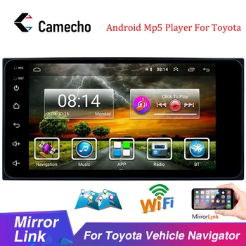 

Camecho Android 7'' Autoradio 2Din GPS Navigation Car Radio Multimedia Video Player Buletooth Mirror Link Auto Stereo For Toyota