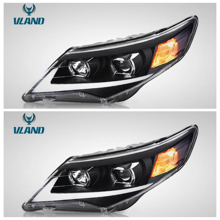 

Vland factory for car headlight for Camry(MIDDLE EAST TYPE) LED head lamp 2012 2013 2014 with turn signal+DRL