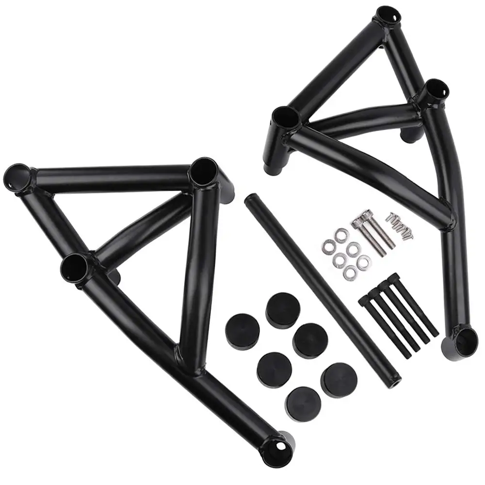 MTKRACING для MT09 MT-09 аксессуары для мотоциклов Защита бампера двигателя - Цвет: Black