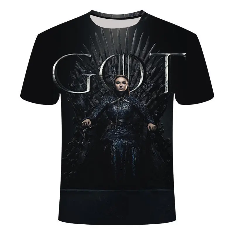 

Trend Popular Creativity Film Right Game Man Short Sleeve T shirt 3d printed t-shirts Printing tshirt mens tee