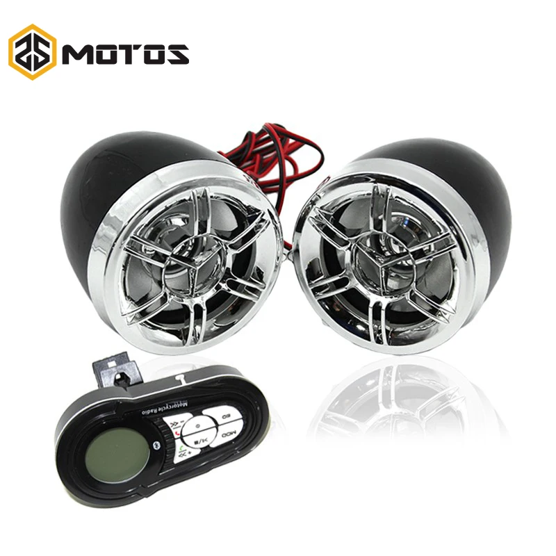ZS MOTOS мотоцикл Mutilmedia MP3 плеер колонки аудио FM радио охранная сигнализация