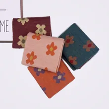 Зимний детский теплый шарф для мальчиков и девочек, детские шарфы с имитацией под кашемир, длинный шарф, цветочный клетчатый шейный платок, модный