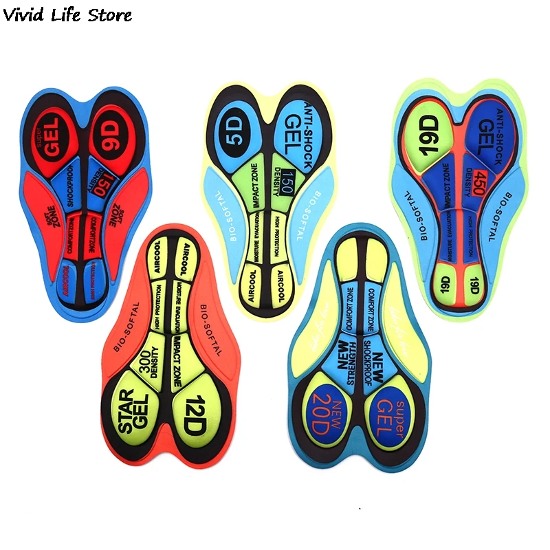 Cycling Shorts Cushion Breathable 5d Pads Bike Riding Base Cushion Outdoor Biking Underwear 9d