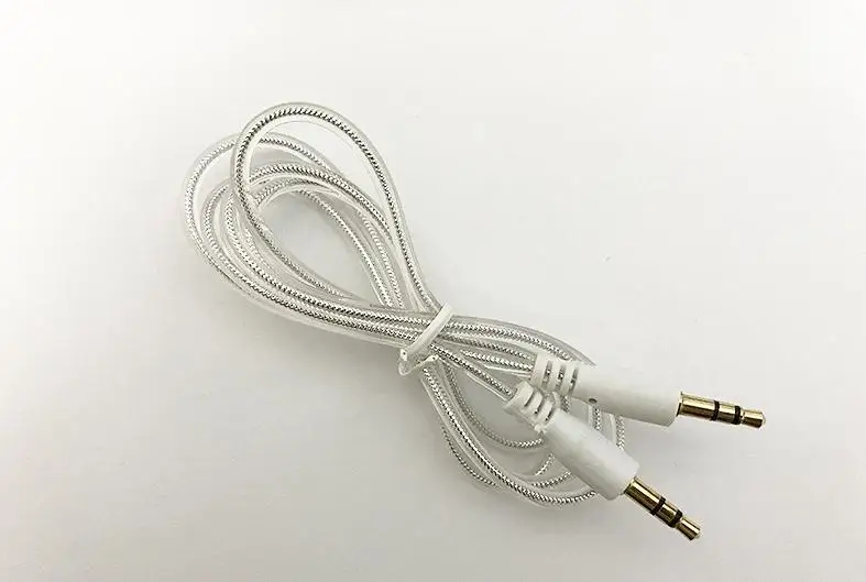 500 шт. 3,5 мм штекер стерео аудио гнездо Aux вспомогательный кабель для iPhone для iPad MP3 музыка Piayer в автомобиле