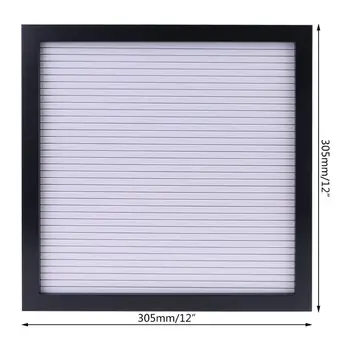 

12x12 Inch Felt Letter Board with Frame Precut Letters Picture For Wall Decor X7YD
