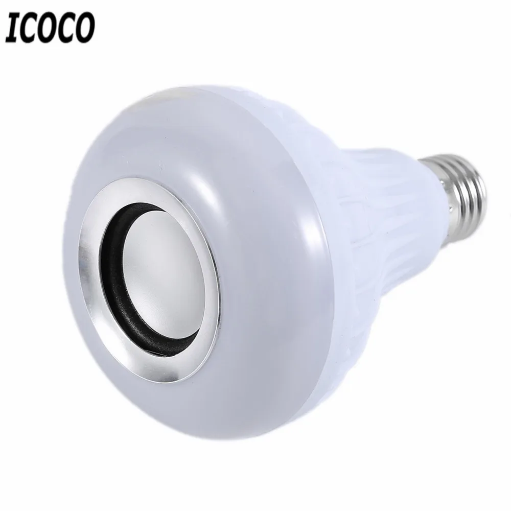 E27 Wireless Bluetooth Remote Control LED Music Bulb Mini Smart Audio Speaker Colorful Music Playing Lighting