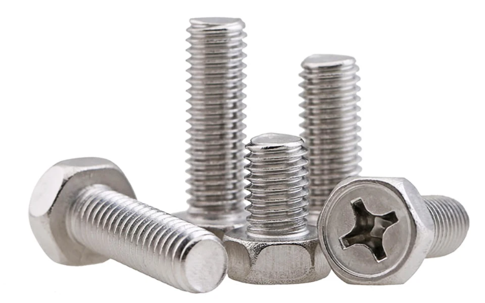 stainless steel external hexagon screw M6