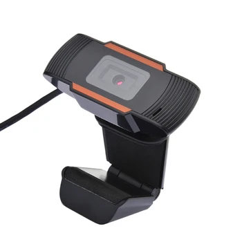 

Rotatable 2.0 HD Webcam PC Digital USB Camera Video Recording 720P HD with Microphone