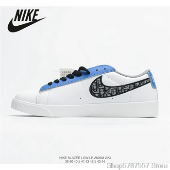 

Original Nike WMNS Blazer Low LX Pioneer Dior x low-top versatile casual sports shoes Men's size 40-44
