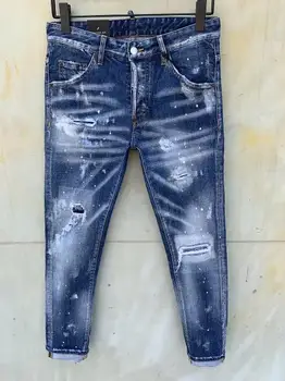 

NEW Men Jeans Ripped for Men Skinny DSQ D2 Jeans Pants Men Jeans Zipper Outwear Man Pants 1 order