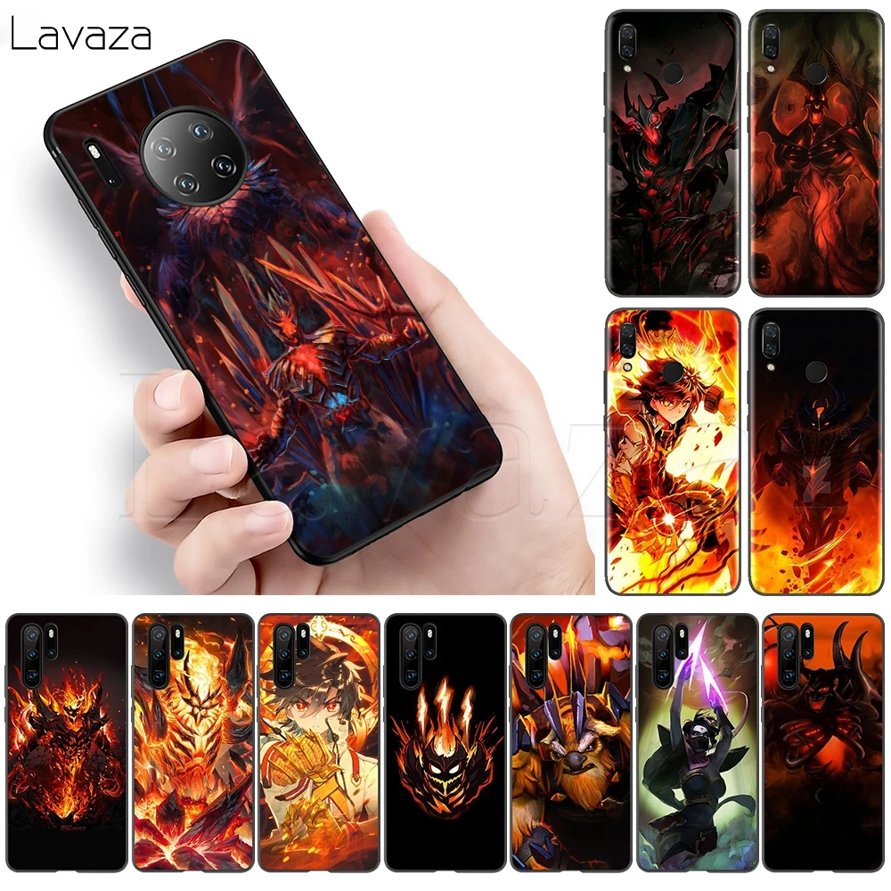Мягкий чехол Lavaza Shadow Fiend Dota 2 для Huawei Honor 30 V30 Nova 6 7 P40 SE Pro Max 4G 5G | Мобильные телефоны и